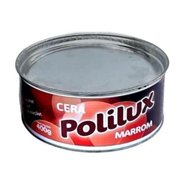 Imagem de Cera Pastosa Polilux Para Móveis Madeira Lata Marrom 400G - Borlen
