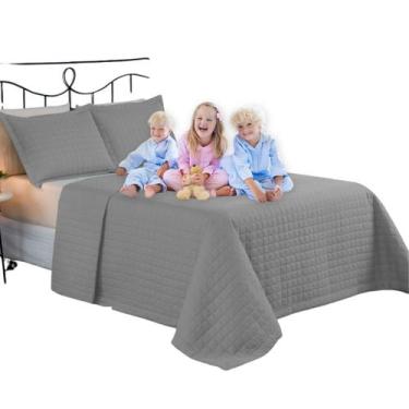 Imagem de Kit Cama King Size Copacabana Percal 300 Fios com Porta-Travesseiros -