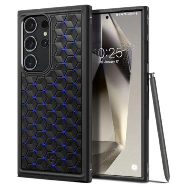 Imagem de Capa Spigen para Samsung Galaxy S24 Ultra: Capa Cryo Armor totalmente nova com design de resfriamento com padrões antiderrapantes feita para Samsung Galaxy S24 Ultra - Azul Cryo