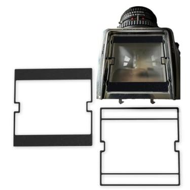 Imagem de Máscara de moldura SplashNColor compatível com câmeras de formato médio Hasselblad - X2D, 907X, X1D II 50C, H6D, 500C, SWC, XCD, acessório de lente para fotos panorâmicas HSBLD-MSK-PETG-FBA