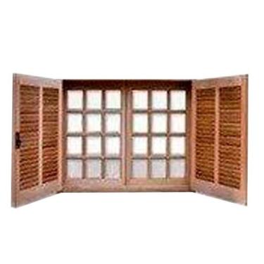 Imagem de Janela de Abrir Reta Caravaggio, 1,00 m (altura) x 1,00 m (largura)