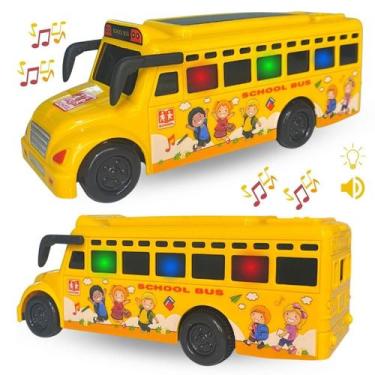 Imagem de Ônibus Escolar Musical com Luz - Brinquedo Infantil - Europio