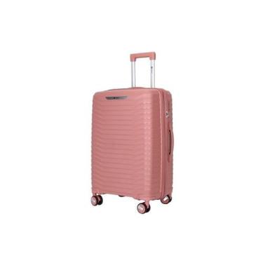 Imagem de Mala Travelux Scuol Média 23 Kg - Expansível, Rosa, P