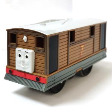 Imagem de Motor de trem de brinquedo Flmenunu Motorizado No.7 Toby alimentado por bateria