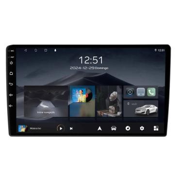 Imagem de Central Multimidia Android 9 Pol QuadCore 1.5Ghz 2/64GB Carplay - ADAK 2964G2
