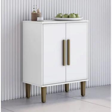 Imagem de Balcão 2 Portas Lorena Kaiki Móveis - Branco