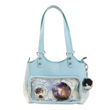 Imagem de KIRA KIRA Love And Deepspace Zayne Itabag Cosplay Props Blue School Ita Bag Love And Deepspace Bolsa Zayne Doujin, Azul, uso diário