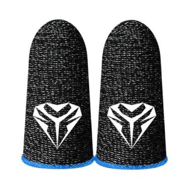 Imagem de Luvas De Dedo Respiráveis antiderrapantes Luminosas Para PUBG Gaming M