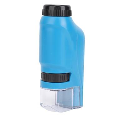 Imagem de Pssopp Microscópio de Bolso, Projeto para Crianças Microscópio Portátil Portátil Microscópio de Mão Com Ampliação LED LUZ para Experimento Científico (60x TO120X)