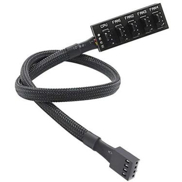 Imagem de Splitter Hub De Cooler Ventilador 4 Pinos P/ 5 Cooler CM-15 - DEX