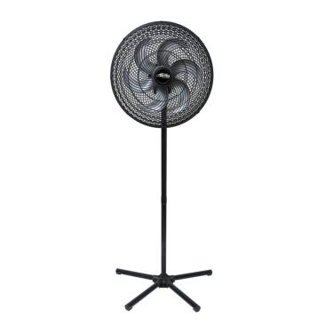 Imagem de Ventilador De Coluna 6 Pás 50cm Preto/Prata Oscilante Turbão