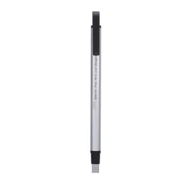 Imagem de Borracha Mecânica Caneta Alta Precisão Invólucro Plástico Estilo Caneta Borracha para Escola Escritório Art Desenho 0.25x 5mm (Prata)