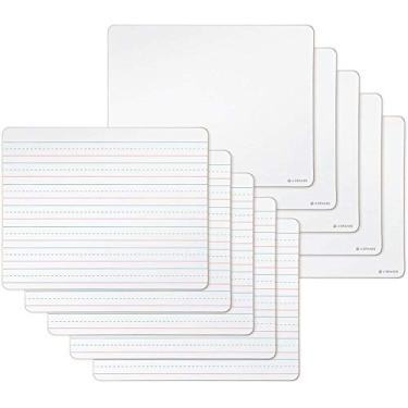 Imagem de U Brands Quadros de colo apagáveis a seco, dupla face, quadro branco pequeno, 23 x 30 cm, 10 unidades