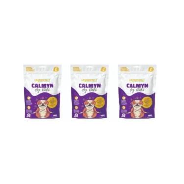 Imagem de Kit 3 Calmyn Dog Sticks 450g Cães Estressados - Organnact