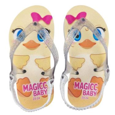 Imagem de Chinelo Menina Bebê Sandália Patinho Magicc Baby, 21/22