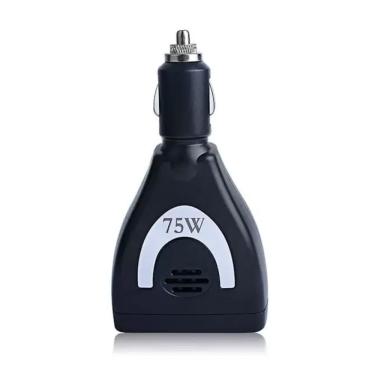 Imagem de Inversor Automotivo Portátil 12v Para 110v Com 75w