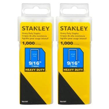 Imagem de 2 Grampos Grampeador Stanley Heavy Duty 14mm 9/16 Pol. Tapeceiro Marce