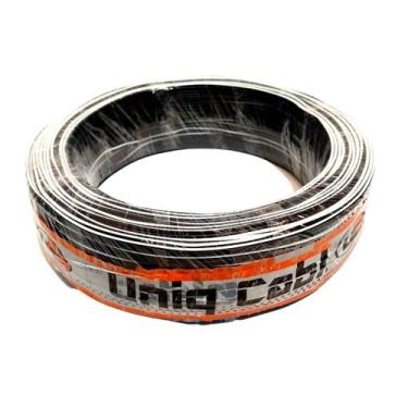 Imagem de Rolo Fio Paralelo Preto 2x0,50mm Som Ambiente - 100 Metros 0,5mm Compl