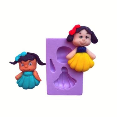 Imagem de Molde de silicone corpo bonequinha para decorar f707 - CM