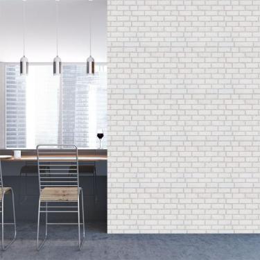 Imagem de Papel de Parede Adesivo - Tijolos Brancos - 367ppp - Allodi