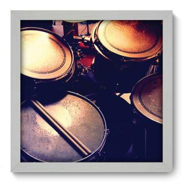 Imagem de Quadro Decorativo - Bateria - 33cm x 33cm - 060qdgb - Allodi