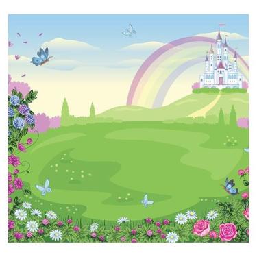 Imagem de Papel de Parede Adesivo Infantil Castelo Bebe Quarto Menina - 551pcp -