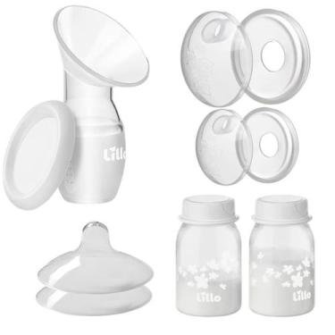 Imagem de Kit Amamentação Maternidade Pós Parto com Bomba de tirar Leite Proteto