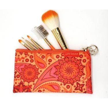 Imagem de Kit de pincéis de maquiagem com necessaire Jacki Design FYD28028