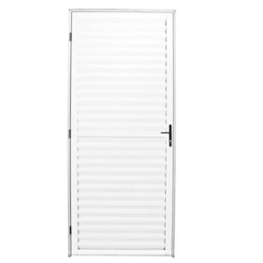 Imagem de Porta Palheta Aluminio Branco 2,10x0,80 Lado Esquerdo