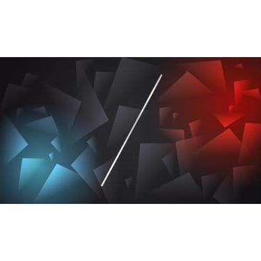 Imagem de Quadro Decorativo com Estampa Versus Blue Yellow For Game 50 x 50 Papel 3 unidades