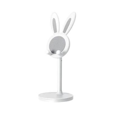 Imagem de Suporte De Telefone Em Forma De Coelho Cartoon Ajustável Compatível Co