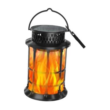 Imagem de Bothyi Lanterna solar Dancing Flame LED para decoração de jardim, versátil luz solar suspensa para paisagem, lâmpada de atmosfera