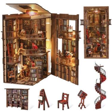 Imagem de Kit de livros de casa de bonecas em miniatura DIY CCCDF Book Nook Libr