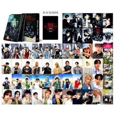 Imagem de Kit 55 Photocards Stray Kids – Felix, Bang Chan, Hyunjin, Han, Lee Know, Seungmin, I.N, Changbin – Cartões Lomo (Kit 55 Photocards Stray Kids – Edição Laser)