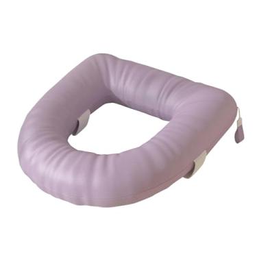 Imagem de Generic Assento sanitário com elevação universal, fácil de limpar, adiciona 3 polegadas para idosos com deficiência, Roxo