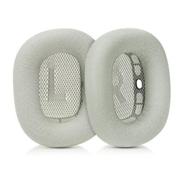 Imagem de SINOWO Almofadas Auriculares Para Fones De Ouvido Apple Airpods Max, Substituição Couro, À Prova Suor, Fáceis Instalar Com Ímã, Proteína E Espuma Viscoelástica (Prata)