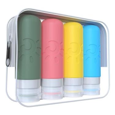 Imagem de Garrafas de viagem Zafit TSA aprovadas pela Zafit TSA, conjunto de 4 à