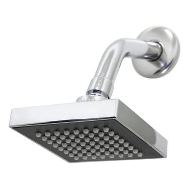 Imagem de 2X Chuveiro Articulado Metal Cromado Soft Rubi Square Bognar