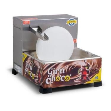 Imagem de Derretedeira De Chocolate Gira Choco 5 Kg Inox Marchesoni