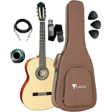 Imagem de Violão Canhoto Eagle Dh69 Eletroacústico Com Bag (NT)