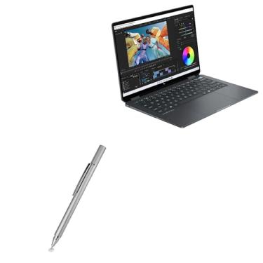 Imagem de BoxWave Caneta Stylus compatível com HP OmniBook X Flip 14 - Caneta capacitiva FineTouch, caneta Stylus super precisa - prata metálica