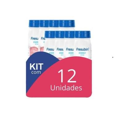 Imagem de Kit c/12 Fresubin Energy Drink Morango 200ml - fresenius kabi