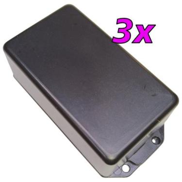 Imagem de Kit 3 Caixa Plástica para Montagem de Eletrônico Circuito Arduino 83x4