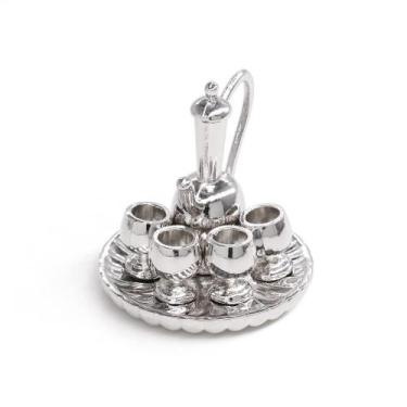 Imagem de Conjunto de jarras de vinho Odoria para decoração de casa de bonecas e