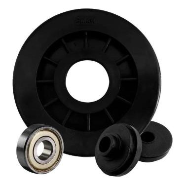 Imagem de 5X Roldana Com Rolamento 90Mm Para Aparelhos Academia