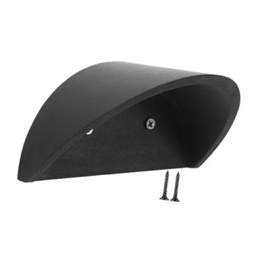 Imagem de Bothyi Cabide para chapéus de cowboy, suporte para exibição de chapéus, multiuso, madeira com parafusos, organizador de bonés de beisebol para entrada, Preto