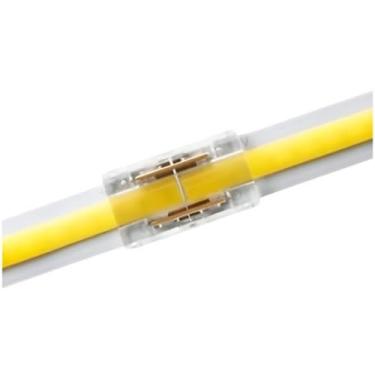 Imagem de Kit 5 Conector Emenda Fita Led Cob 2 Vias Monocor 8mm