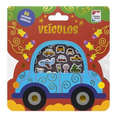 Imagem de Livro - Livro com Adesivos Fofinhos: Veículos