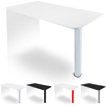 Imagem de Mesa De Parede Paris Compacta Em Aço Com Tampo Retangular 100cm x 55cm
