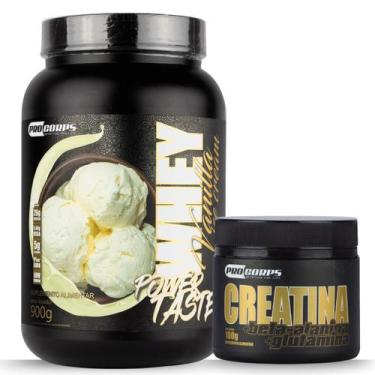 Imagem de Kit Whey Power Taste Varios Sabores 900g e Creatina Beta Alanina Sem S